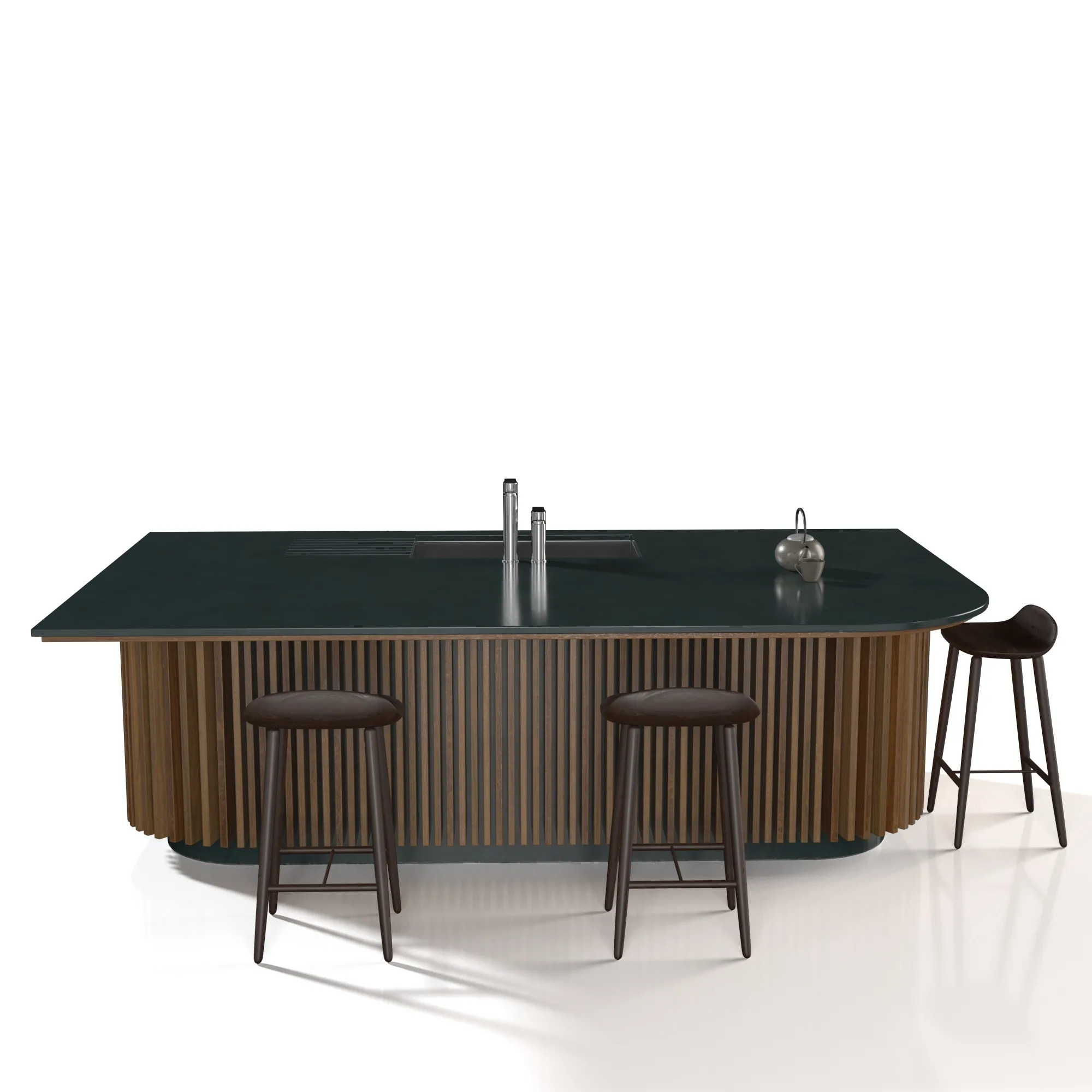 Kitchen Island Countertop 02 PBR 3D Model_04